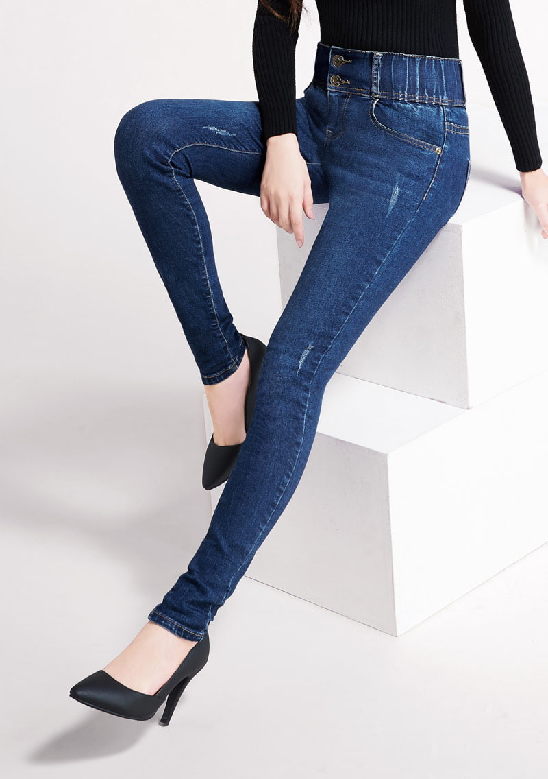 激瘦-收腹牛仔褲