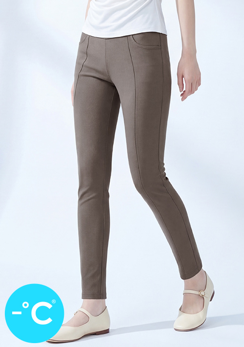 -°C 冰感特級彈性3D顯瘦涼感窄管褲