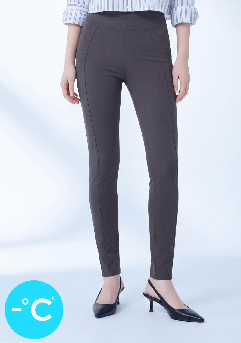 -°C 冰感特級彈性3D顯瘦涼感窄管褲