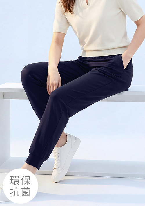 【限時$260】舒適.MIT永續環保材質-抗UV吸排抗菌束口長褲
