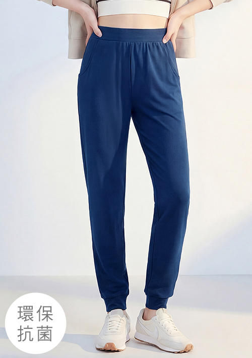 【限時$260】舒適.MIT永續環保材質-抗UV吸排抗菌束口長褲