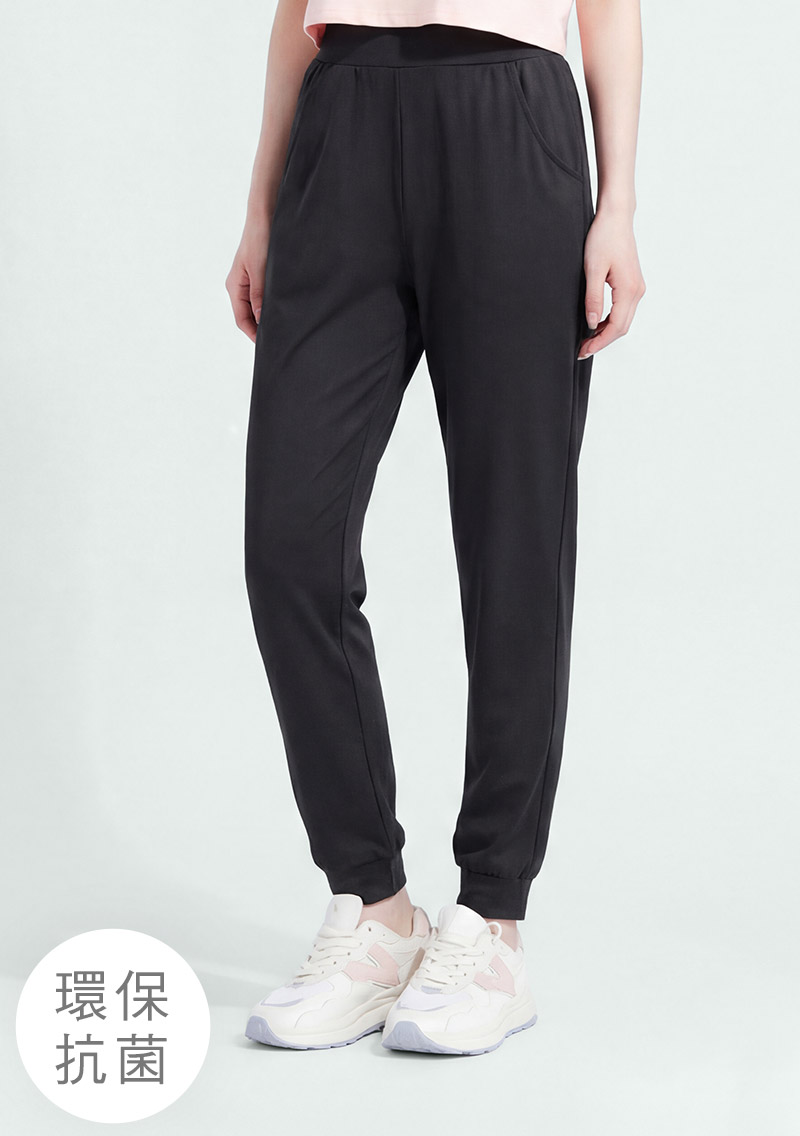 舒適.MIT永續環保材質-抗UV吸排抗菌束口長褲