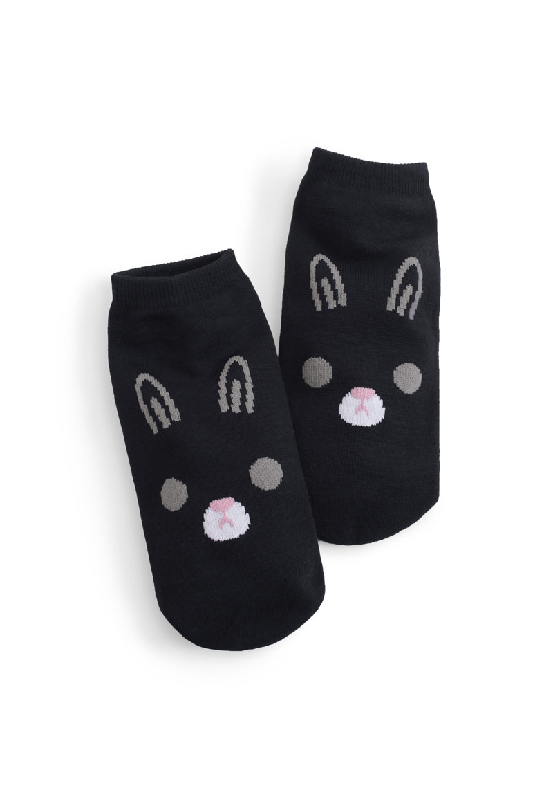 呆萌兔兔涼感短襪