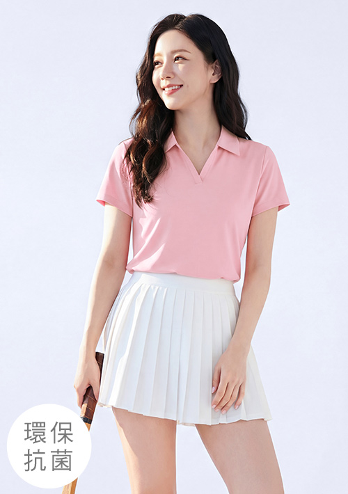 舒適.MIT永續環保材質-抗UV吸排抗菌polo衫