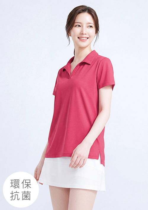 舒適.MIT永續環保材質-抗UV吸排抗菌polo衫