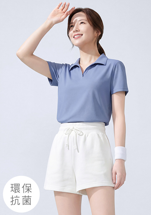 舒適.MIT永續環保材質-抗UV吸排抗菌polo衫
