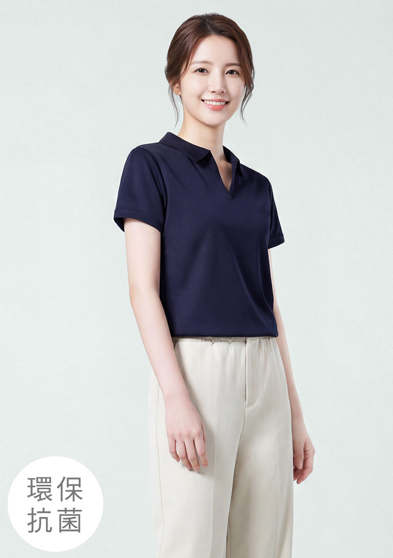 舒適.MIT永續環保材質-抗UV吸排抗菌polo衫