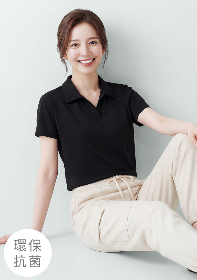 舒適.MIT永續環保材質-抗UV吸排抗菌polo衫