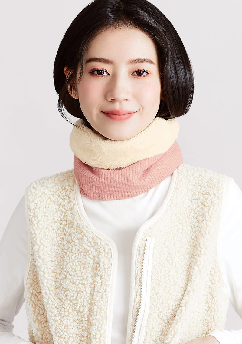 柔絨針織脖圍