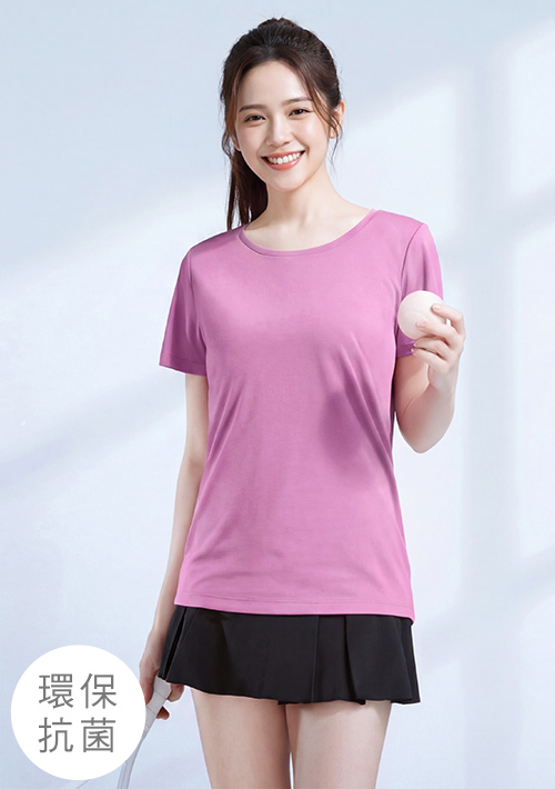 【限時$199】舒適.MIT永續環保材質-抗UV吸排抗菌圓領上衣