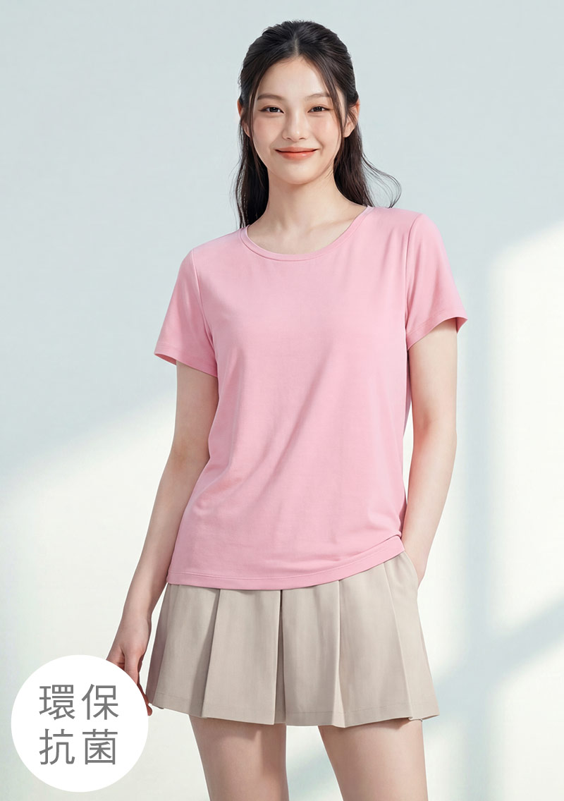【限時$199】舒適.MIT永續環保材質-抗UV吸排抗菌圓領上衣