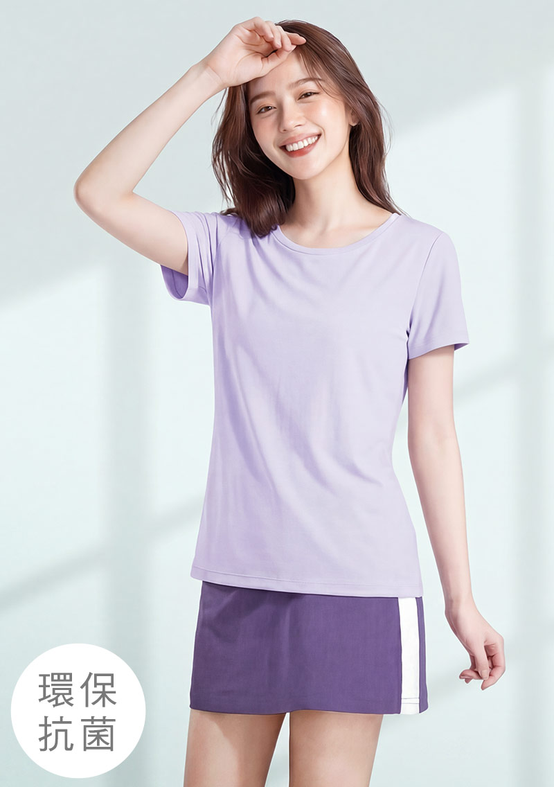 【限時$199】舒適.MIT永續環保材質-抗UV吸排抗菌圓領上衣