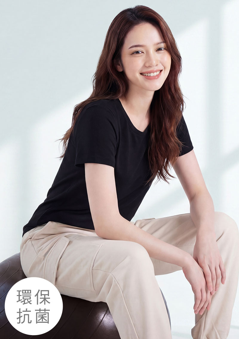 【限時$199】舒適.MIT永續環保材質-抗UV吸排抗菌圓領上衣