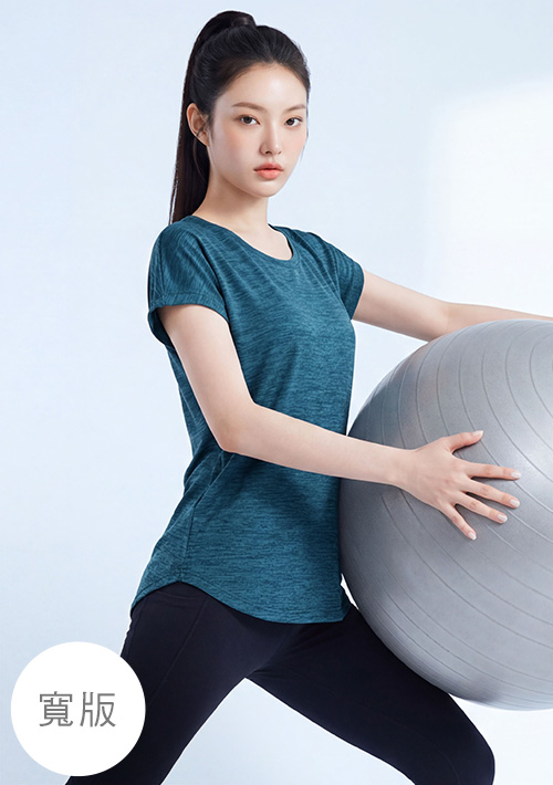 抗UV吸排寬版涼感上衣