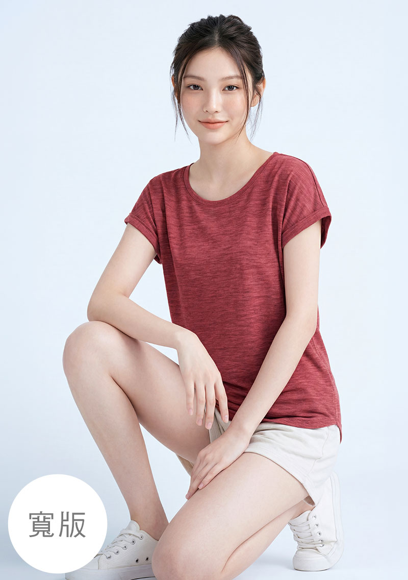 抗UV吸排寬版涼感上衣