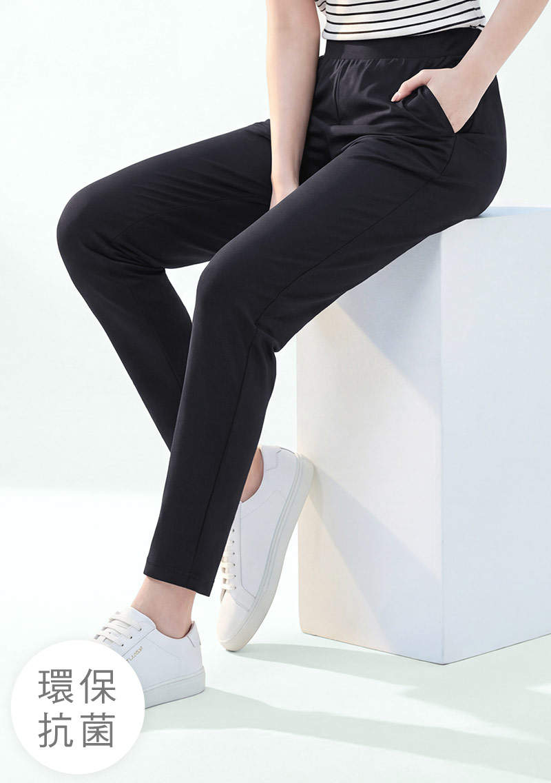 舒適.MIT永續環保材質-抗UV吸排抗菌長褲