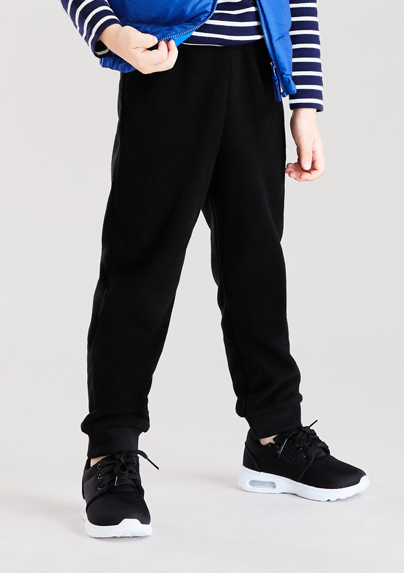 Fleece輕量保暖束口長褲 童裝