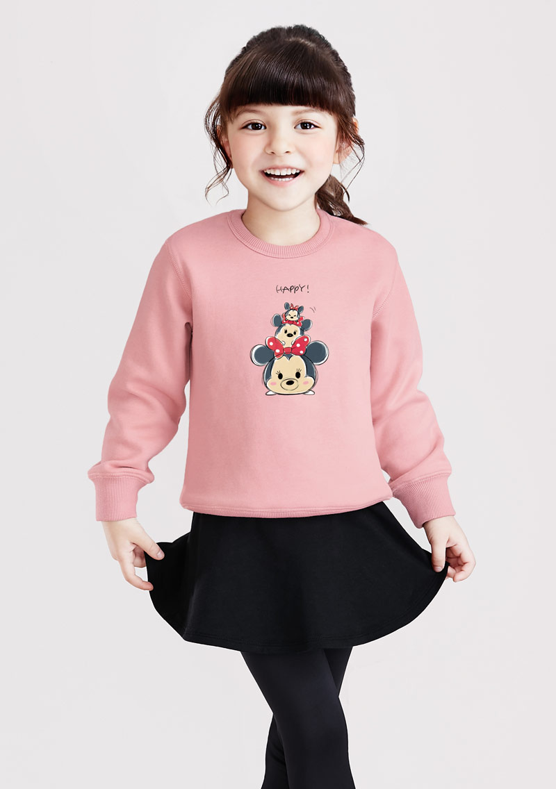 Tsum Tsum 系列刷毛印花T恤-01-童裝