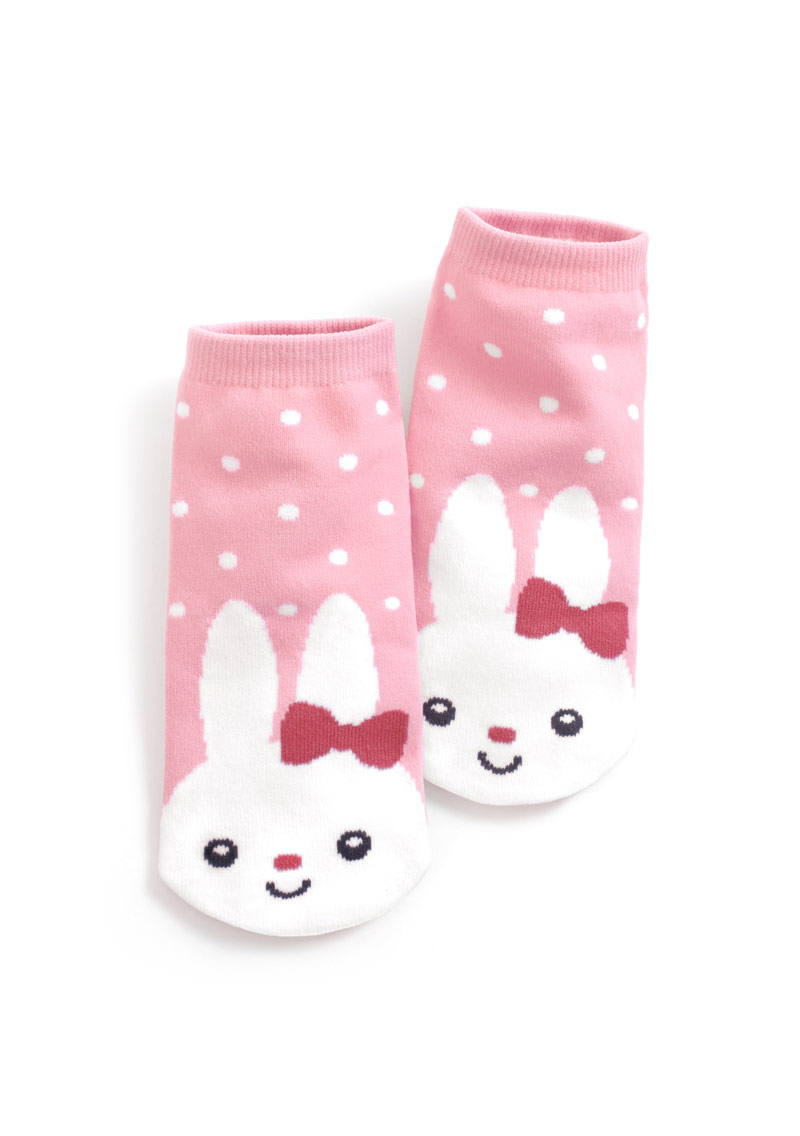 蝴蝶結兔兔短襪