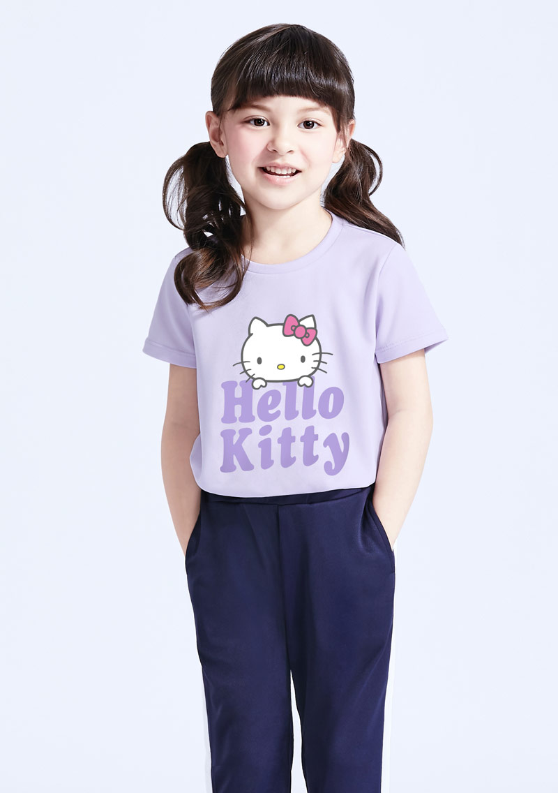 Hello Kitty 抗UV吸排印花上衣-童裝-01