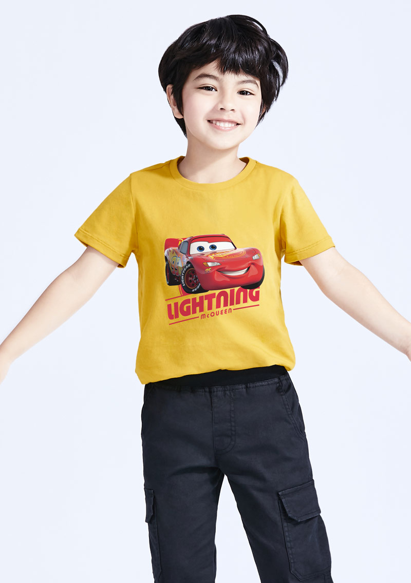 迪士尼Cars系列純棉印花T恤-童裝-03