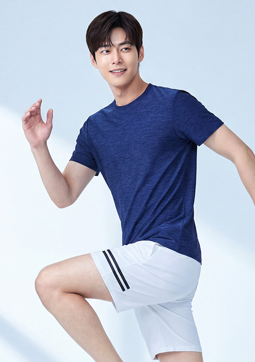 【神T必買】抗UV吸排圓領涼感上衣-男裝