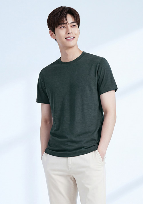 【神T必買】抗UV吸排圓領涼感上衣-男裝