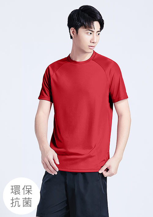 【限時$150】舒適.MIT永續環保材質-抗UV吸排抗菌圓領上衣-男裝
