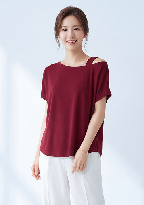 【限時$222】特級四面彈性斜肩上衣