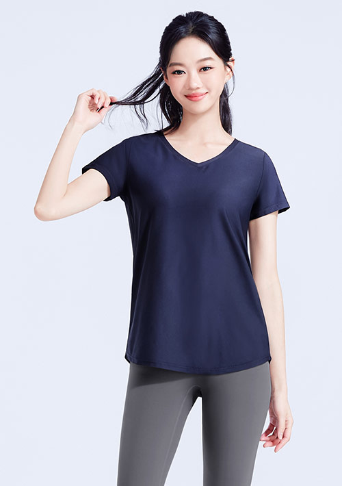 【限時$199】特級彈性吸排涼感V領運動上衣