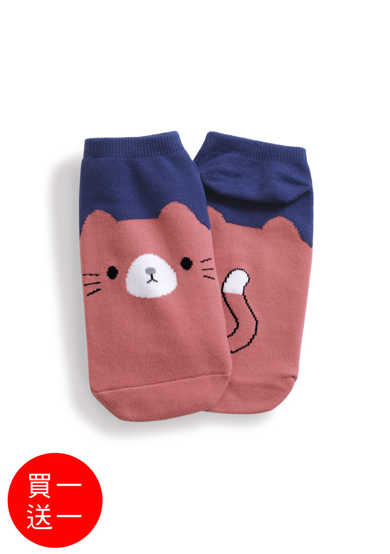 可愛貓咪涼感短襪