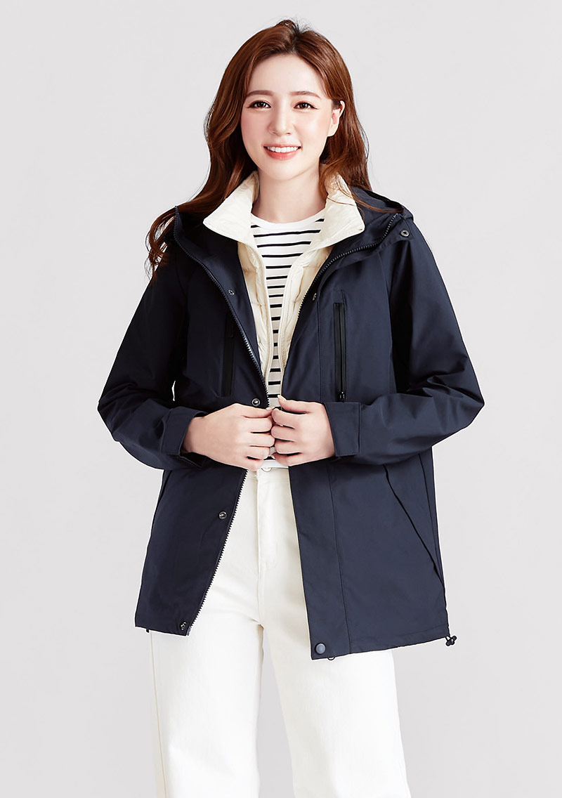 【現省百元】防潑水機能連帽外套